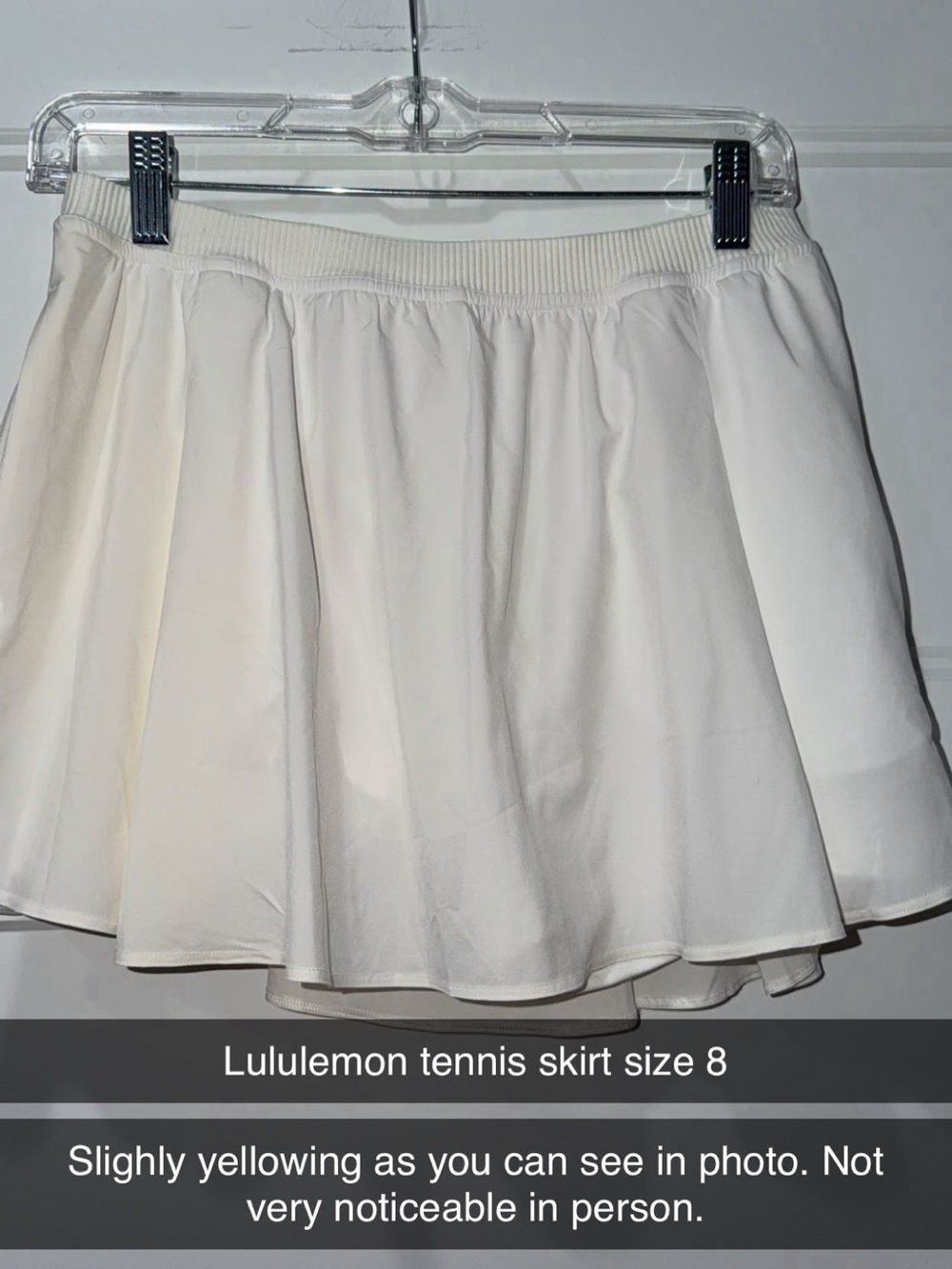 lululemon athletica Cream Circle Skater Tennis Skirt